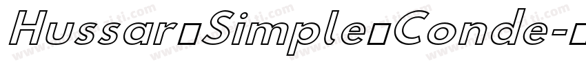 Hussar Simple Conde字体转换